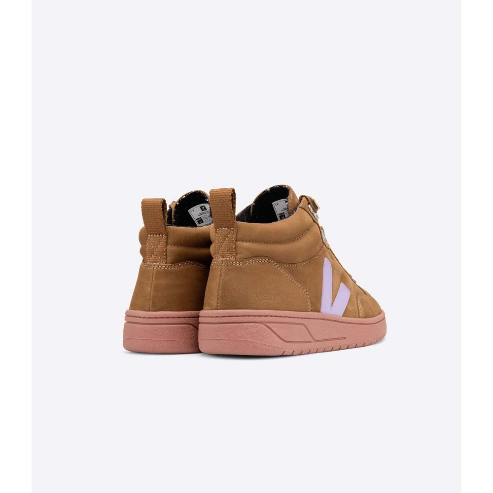 Veja RORAIMA NUBUCK Hoog Dames Koffie | BE 358LIS